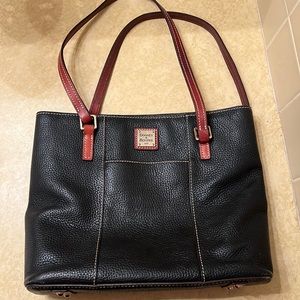 Dooney & Bourke black and brown leather purse - shoulder bag